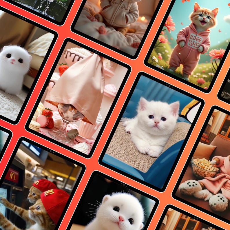 850+ Viral AI Cat Reels Bundle – Funny Short Videos