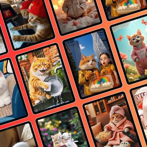 850+ Viral AI Cat Reels Bundle – Funny Short Videos