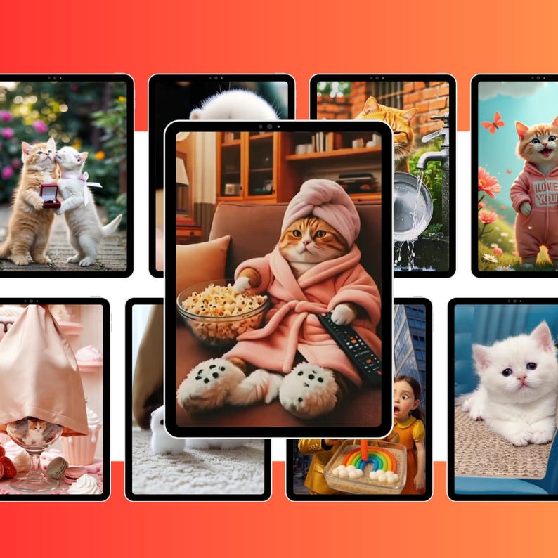 850+ Viral AI Cat Reels Bundle – Funny Short Videos