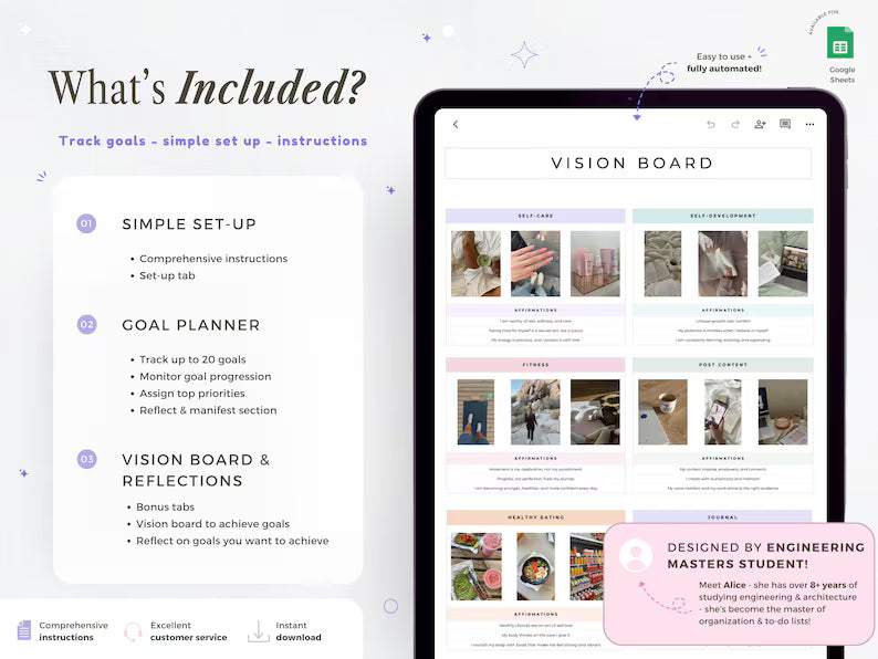 2026 Digital Vision Board Planner