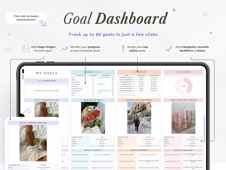 2026 Digital Vision Board Planner