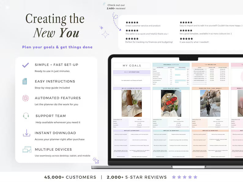2026 Digital Vision Board Planner