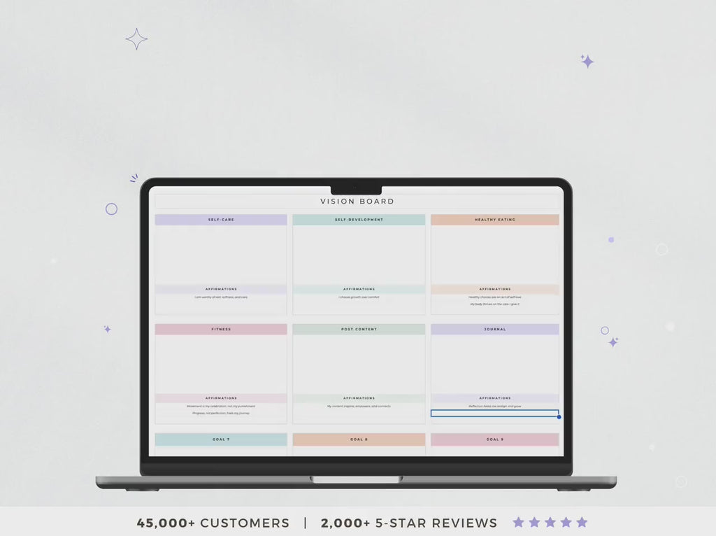 2026 Digital Vision Board Planner